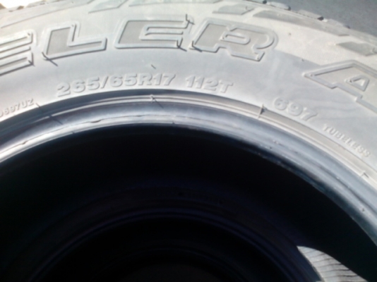 ขายยาง BS 265/65/17 ปลายปี13 สวยๆเลยครับ