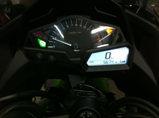 ninja 300 ABS 2014 สีเขียว