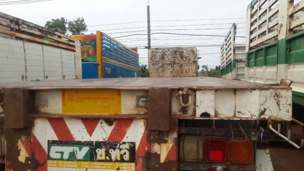 Isuzu เดกก้า 270 แรงม้า พ่วงสามคานแท้ ยาว 12 เมตร