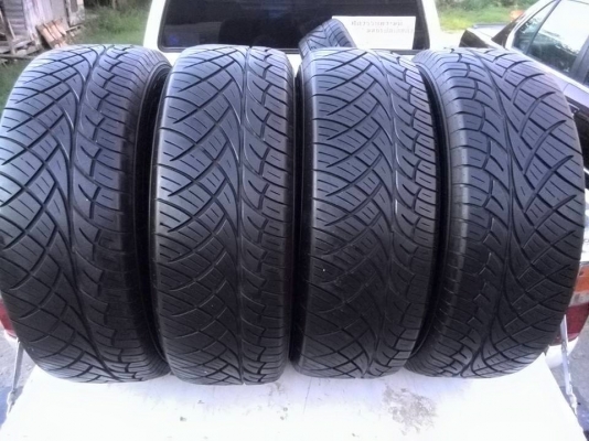 ขายยาง NITTO NT420 265-65-17 ปลายปี13 ดอกหนาจัด เนื้อนิ่ม ไม่มีปะ ชุดละ 12,500 บาท