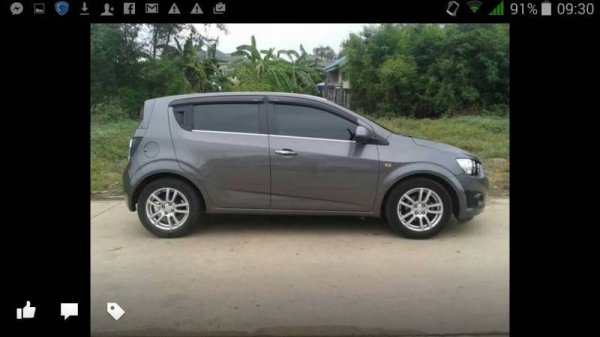 Chevrolet Sonic ปี13  ออโต้   เครื่อง1.4ltz  ตัวTOP