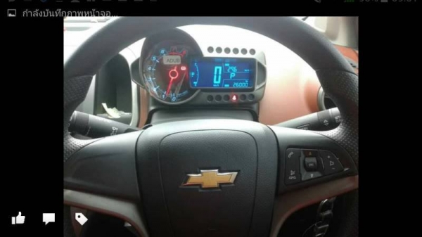 Chevrolet Sonic ปี13  ออโต้   เครื่อง1.4ltz  ตัวTOP