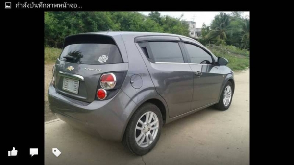 Chevrolet Sonic ปี13  ออโต้   เครื่อง1.4ltz  ตัวTOP