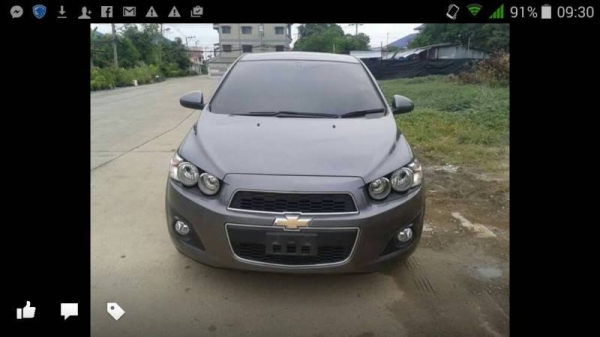 Chevrolet Sonic ปี13  ออโต้   เครื่อง1.4ltz  ตัวTOP