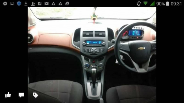 Chevrolet Sonic ปี13  ออโต้   เครื่อง1.4ltz  ตัวTOP