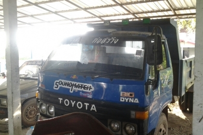 TOYOTA BU91 ดั้มสวย ห้างแท้ปี 38 เครื่อง 115 หัวรถเดิมบางนางบวช ไม่เคยทำสี Fหลัง ภาษี56