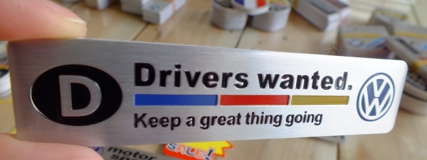 ขายสติกเกอร์อลูมิเนียม3D แบบหนาสำหรับตกแต่งรถ