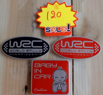 ขายสติกเกอร์อลูมิเนียม3D แบบหนาสำหรับตกแต่งรถ