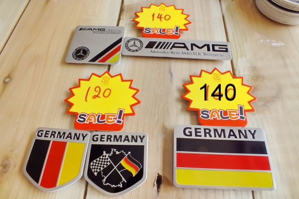 ขายสติกเกอร์อลูมิเนียม3D แบบหนาสำหรับตกแต่งรถ