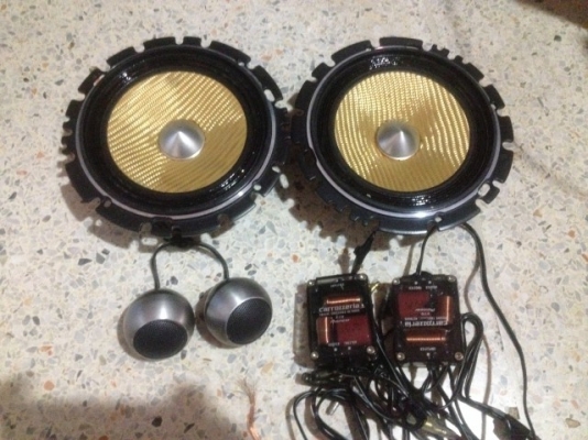 ลำโพงเเยกชิ้น 6 นิ้ว PIONEER ครบชุดของเก่าญี่ปุ่นเเท้สภาพสวย