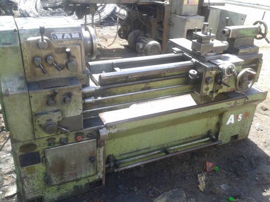 ขายเครื่องกลึงแยม6ฟุต3เพลาเบรคนิ้วมิลเปลี่ยนรู2นิ้ว