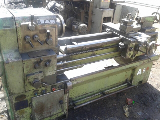 ขายเครื่องกลึงแยม6ฟุต3เพลาเบรคนิ้วมิลเปลี่ยนรู2นิ้ว