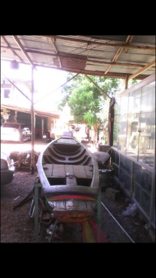 ขายเรือขุดตะเคียน ยาว 3 วา พร้อมเครื่องและหาง