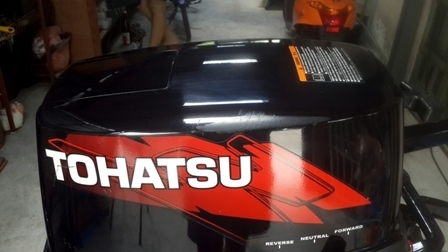 ขายเครื่องยนต์เรือ Tohatsu 9.8 hp