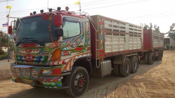 ขายรถบรรทุกสิบล้อดัมพ์ Hino 344 ปี 53 กระบะเหล็กดัมพ์คอกเกษตร ลูก 3 เพลา มี 2 พ่วง รถสวยพร้อมใช้งาน ขายรถบรรทุกสิบล้อดัมพ์ Hino 344 ปี 53 กระบะเหล็กดัมพ์คอกเกษตร ลูก 3 เพลา มี 2 พ่วง รถสวยพร้อมใช้งาน