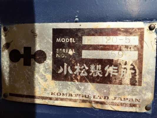 ขาย KOMATSU PC 120-5 (850,000 บาท)