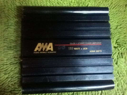 ขายแอมป์ AMA รุ่น 6675 Class A 150x2ch ใช้ได้ปกติขายถูกๆ 800.-