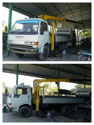 รับติดตั้งประกอบดั้มพ์+เครน 10 ล้อ 6 ล้อ ราคากันเอง ต่อเร็ว รับรองความแข็งแรงโดยวิศวกร