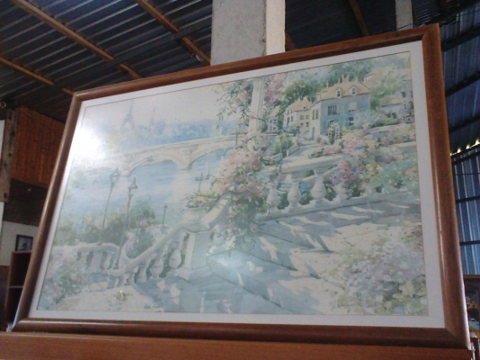 รูปเก่ากรอบไม้สัก