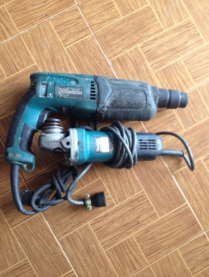 สว่าน 3 ระบบ กับ หินเจียร 4 นิ้ว มากิต้าแท้ 2500 บาท