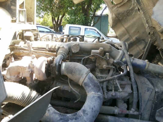 รถบรรทุก 10 ล้อใหญ่ HINO  ดั๊มพ์ได้ ติดแก๊สNGV100\% ราคา 850,000 บ.