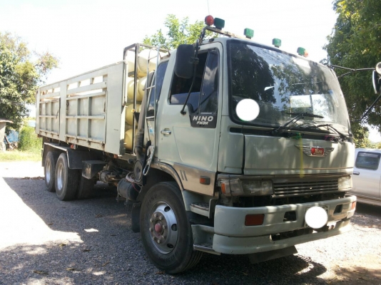 รถบรรทุก 10 ล้อใหญ่ HINO  ดั๊มพ์ได้ ติดแก๊สNGV100\% ราคา 850,000 บ.