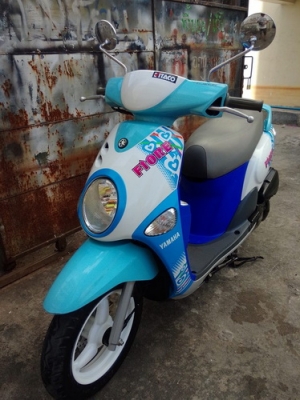 Yamaha Fiore ลายใหม่ล่าสุด รถปี57 รถเพิ่งได้10เดือน สวยๆถูกๆเลยครับ