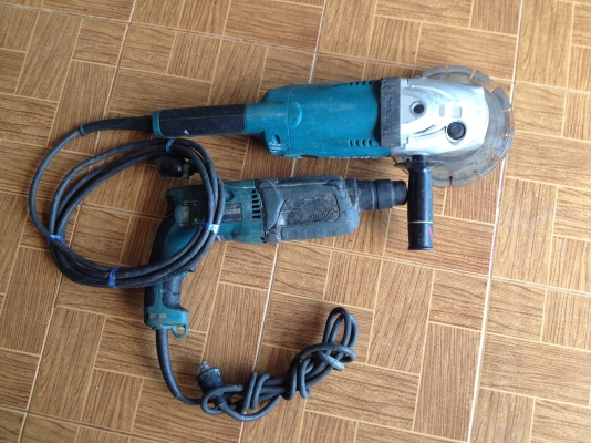 ขาย สว่าน 3 สามระบบ กับ หินเจียร์ 7 นิ้ว พร้อมใบตัดคอนกรีต 3500