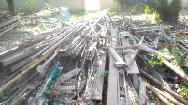 ขายถูกเหล็กเก่าใช้งานได้หมด เหล็กจั่วหลังคา ตัวซี แป็บ