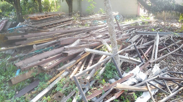 ขายถูกเหล็กเก่าใช้งานได้หมด เหล็กจั่วหลังคา ตัวซี แป็บ