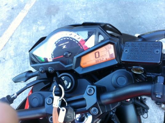 ขาย KAWASAKI Z250 ปี2014 สีส้มดำ