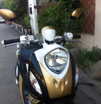 Yamaha Fino Fi หัวฉีด กุญแจรีโมท สีน้ำตาลทอง รถ สวยใหม่