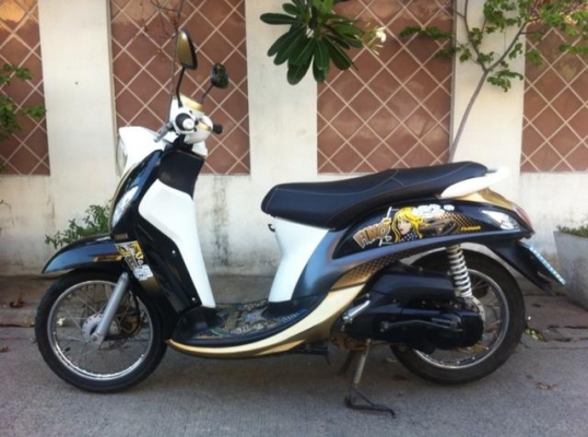 Yamaha Fino Fi หัวฉีด กุญแจรีโมท สีน้ำตาลทอง รถ สวยใหม่