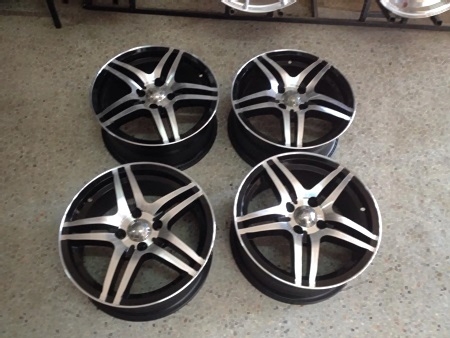 ล้อมือสอง ขอบ15 กว้าง6.5 4รู100