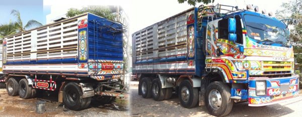 ฝากขายรถพ่วง DECA 360 ยูโร3 ดัมพ์แม่ลูกคอกเกษตร 24ล้อ สภาพเดิม