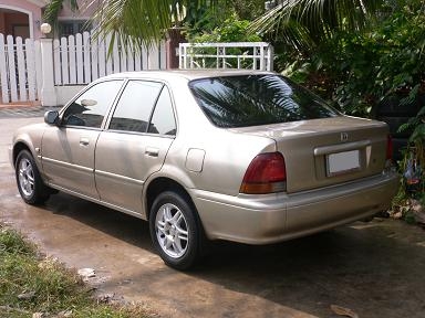 ขายรถเก๋ง HONDA CITY 1.3 EXi ปี 1997 เกียร์ออโต้ ไม่ติดแก๊ส สีบรอนซ์ทองช่วงล่างแน่น ผู้หญิงใช้ วิ่ง 190,000 กม.