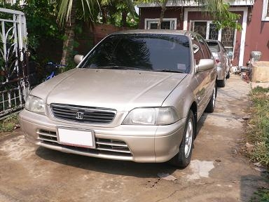 ขายรถเก๋ง HONDA CITY 1.3 EXi ปี 1997 เกียร์ออโต้ ไม่ติดแก๊ส สีบรอนซ์ทองช่วงล่างแน่น ผู้หญิงใช้ วิ่ง 190,000 กม.