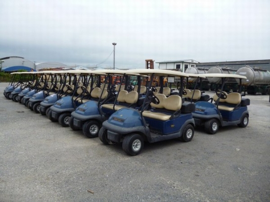ขายรถกอล์ฟไฟฟ้า Club Car นำเข้าจากสนามที่ญี่ปุ่น รถปี 2008 แบตใหม่ พร้อมตู้ชาร์จ