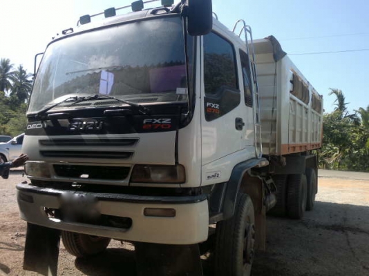 รถอิซูซุ 10 ล้อดั๊ม FXZ 270 แรงม้า ปี 40    สนใจติดต่อ 081 - 6079515