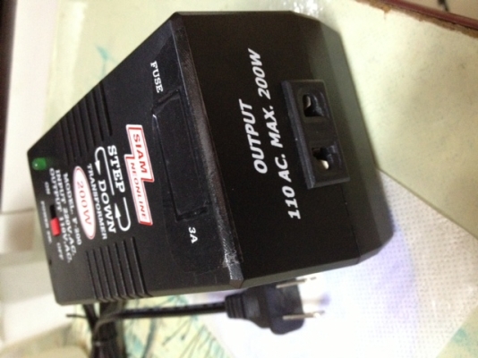 Transformer StepDown 220V to 110V Max 200W ส่งลงทะเบียนฟรี