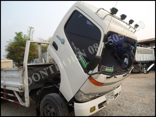 ขายด่วน รถบรรทุก 6 ล้อ HINO DUTROซีรี่ 300 EURO 150 แรง เทอรโบ อินเตอร์ ปี 50 กระบะ 5 เมตร มีลิฟท์ท้าย สภาพเดิมๆ สวย ราคาสุดคุ้ม