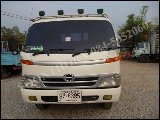 ขายด่วน รถบรรทุก 6 ล้อ HINO DUTROซีรี่ 300 EURO 150 แรง เทอรโบ อินเตอร์ ปี 50 กระบะ 5 เมตร มีลิฟท์ท้าย สภาพเดิมๆ สวย ราคาสุดคุ้ม