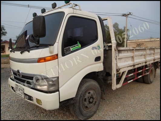 ขายด่วน รถบรรทุก 6 ล้อ HINO DUTROซีรี่ 300 EURO 150 แรง เทอรโบ อินเตอร์ ปี 50 กระบะ 5 เมตร มีลิฟท์ท้าย สภาพเดิมๆ สวย ราคาสุดคุ้ม