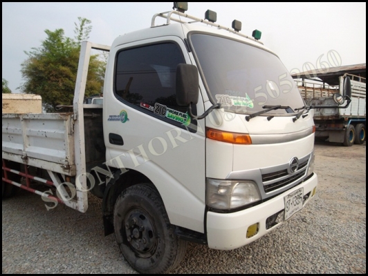 ขายด่วน รถบรรทุก 6 ล้อ HINO DUTROซีรี่ 300 EURO 150 แรง เทอรโบ อินเตอร์ ปี 50 กระบะ 5 เมตร มีลิฟท์ท้าย สภาพเดิมๆ สวย ราคาสุดคุ้ม