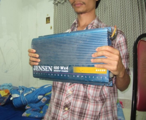 ลดเหลือ 1800 ครับ มีคลิปให้ดู!! Power Amp MOSFET ของ JENSEN ของนอกยี่ห้อดังครับ 100Wx4(RMS วัตต์เต็ม) มาก่อนได้ก่อนครับ