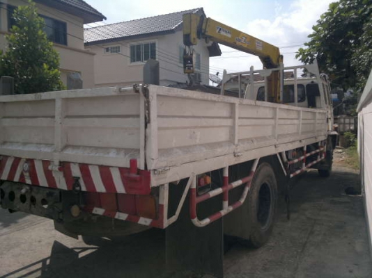 ขายรถ 6 ล้อ กระบะคาร์โก้ ติดตั้งเครน TADTNO SuperZ500 IS   UZU JCR300Y รถสวย เครื่อง. 6BG1-175 แรง