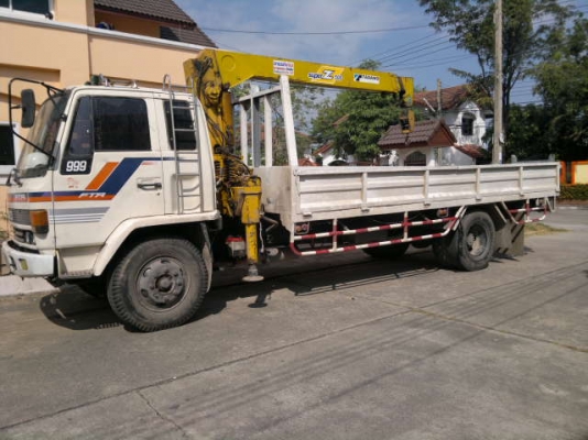 ขายรถ 6 ล้อ กระบะคาร์โก้ ติดตั้งเครน TADTNO SuperZ500 IS   UZU JCR300Y รถสวย เครื่อง. 6BG1-175 แรง