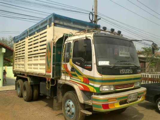 ขายรถ 22 ล้อดัมพ์แม่-ลูก ISUZU DECA 270 ปี 2540 ลูกอ่อน 3 เพลายัดคอกเกษตร ราคา 2350000