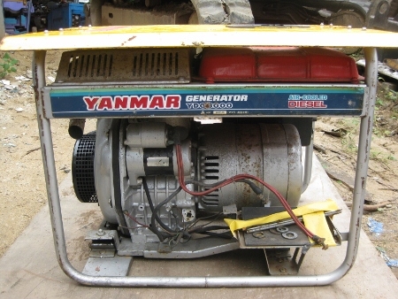 ขาย-เครื่องปั่นไฟ 3 KVA เครื่องยนต์ดีเซล YANMAR มือสองจากญี่ปุ่นแท้
