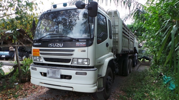 ISUZU  FXZ270  พร้อมหางดั้มสองเพลาSMM  พร้อมขายค่ะ